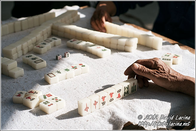 Playing Mahjong - Dali And Erhai Lake, China