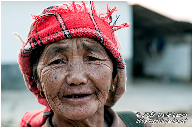 Hani Elderly Woman - Xishuangbanna, China