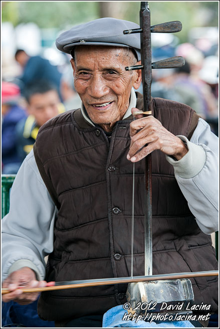Playing Erhu - Kunming And Shilin, China