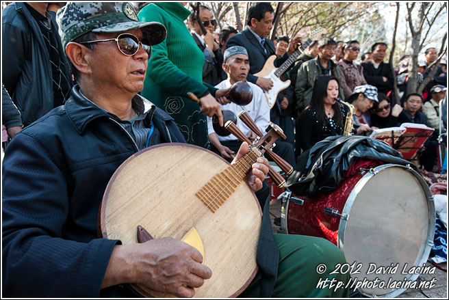 Playing Ruan - Kunming And Shilin, China
