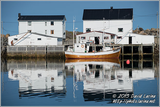 Fishing Boat At Dock - Lofoten 2013, Norway
