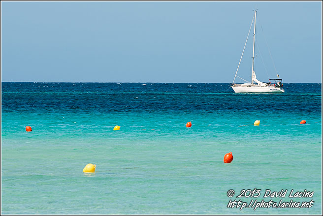 Sail Boat And Buoys - Sicily, Italy