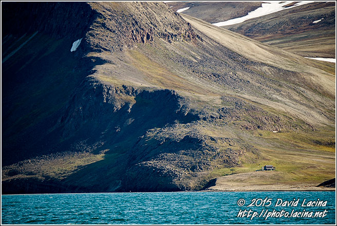 Cabin Under Mountains - Svalbard, Norway