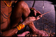 Making Arrows, Siberut island, Indonesia