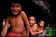 Mentawai Children, Siberut island, Indonesia