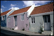 Colorful Houses In Punda, Best Of Curaçao, Curaçao