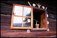 Opened Soul - Window Of An Old Valaque House, Rožnov pod Radhošťem, Czech republic