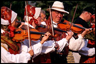 Folk In Prostejov, Moravia Historical, Czech republic