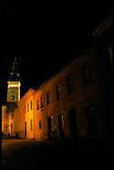 Novy Jicin In Night, Northern Moravia, Czech republic