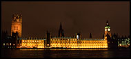 Palace Of Westminster, London In The Night, England