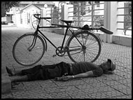 Taking A Nap, Vietnam in B&W, Vietnam