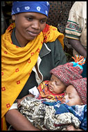 Mother With Kids, People Of Usambara Mountains, Tanzania