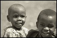 Brothers, Colorized Tanzania, Tanzania