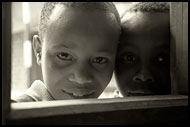 Curious Boys, Colorized Tanzania, Tanzania