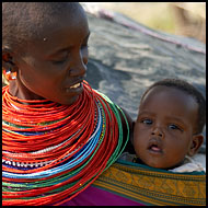 Samburu Mum And Kid, Samburu Portraits, Kenya