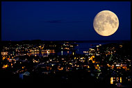 Moon Over Sandefjord Harbour, Best of 2005, Norway