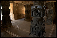 Inside Hazara Ramachandra Temple, Hampi Historical, India