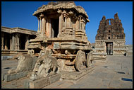Chariot At Vittala Temple, Hampi Historical, India