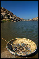The Coracle - An Ancient Boat, Hampi - Nature, India