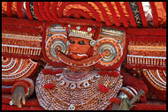 Decoration Of The Dancer, Theyyam Ritual Dance, India