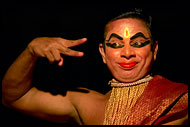 Performing Kathakali, Kathakali, India