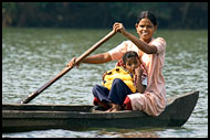 Residents Of Backwaters, Backwaters, India