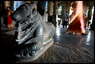Interior Of Hoysaleswara Temple, Belur And Halebid, India