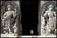 Side Entrance Of Hoysaleswara Temple, Belur And Halebid, India