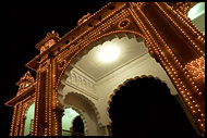 One Of Gates Of Maharajah's Palace, Mysore, India