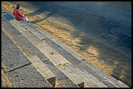 Meditating, Mysore, India
