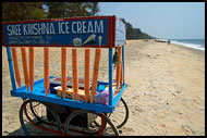 Ice Cream Stall At Cherai Beach, Cochin (Kochi), India