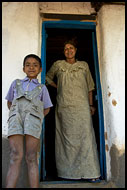 Mother And Son, Coorg (Kodagu) Hills, The People, India