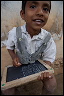 Small Boy Counting, Coorg (Kodagu) Hills, The People, India