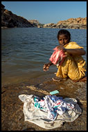 Dhobi - A Washerman, Hampi, The People, India