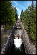 The Tallest Lock - Vrangfoss, The Telemark Canal (Telemarkskanalen), Norway