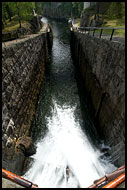 Entrance To The Lock Chamber, The Telemark Canal (Telemarkskanalen), Norway