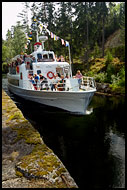 Telemarken Passanger Boat In Telemarkkanalen, The Telemark Canal (Telemarkskanalen), Norway