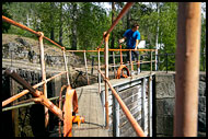 Manual Service Of The Lock Chambers, The Telemark Canal (Telemarkskanalen), Norway