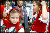 Traditional Wallachian Dancers, Spring celebrations in Wallachia, Czech republic