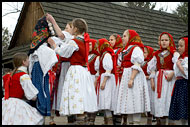 Undressing Morena The Bad Spirit, Spring celebrations in Wallachia, Czech republic