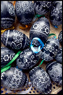 Hand Decorated Eggs, Spring celebrations in Wallachia, Czech republic