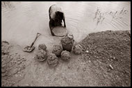 Woman Working In Diamond Mines, Diamond Mines, Sierra Leone