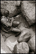 Working In Diamond Mines, Diamond Mines, Sierra Leone