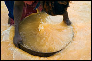 Searching For Diamonds Using Seruca, Diamond Mines In Color, Sierra Leone