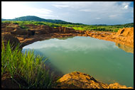 Landscape Of Koidu, Diamond Mines In Color, Sierra Leone