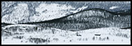 Panorama Against Skardsnuten, Hemsedal In Winter, Norway