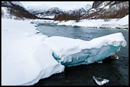 Grondøla River, Hemsedal In Winter, Norway
