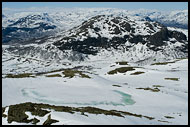 View From Systerskardfjellet, Hemsedal In Winter, Norway