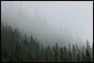 Mountains And Fog, Hemsedal In Winter, Norway