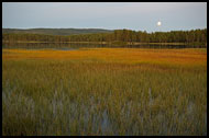 Sunset By Grønmalen Lake, Fjorda In Autumn, Norway